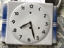 Pendule Ancienne Faience de Sarreguemines 