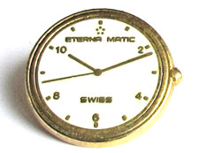 Pin's Montre ETERNA MATIC SWISS Horlogerie Suisse Signé FRAISSE PARIS #5/8