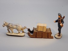 QUIRALU  CHASSEURS ALPINS 1ERE VERSION TRAINEAU AVEC  1 CHIEN  +CAISSE    3 