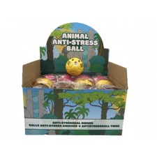 Balle Anti Stress Relaxation Main Animaux 6cm Cochon Lion Ours Panda Singe Tigre