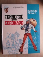 Dédicace Hermann - Bernard Prince - Tonnerre sur Coronado en édition originale