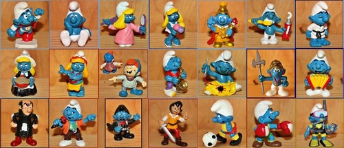 Schtroumpf figurines - schtroumpf, :