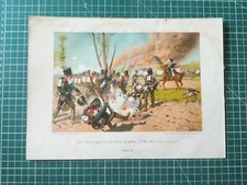 yg6 Paul Kittel lithographie 1813 1er Régiment gardes soldats d'après Knötel