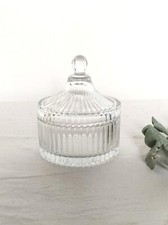 bocal à bonbons . Bonbonnière . Pot en verre.