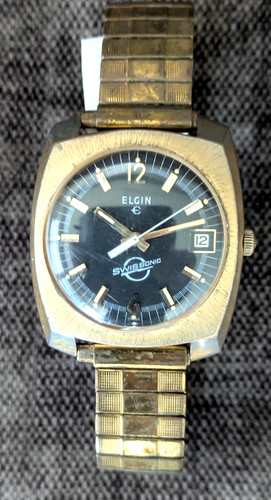 Elgin swissonic 1970s watch - elgin,