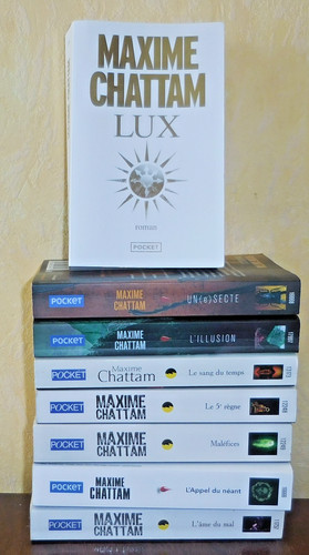 Lot livres maxime chattam - livres,