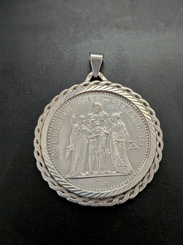 Bijou pendentif pièce - bijou,