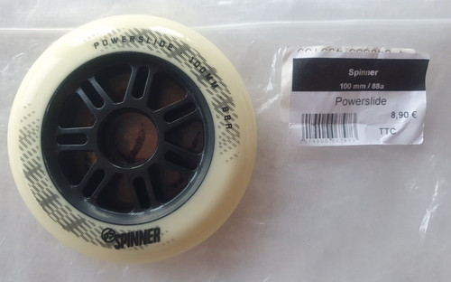 Roue blanc fumé pour - , roller