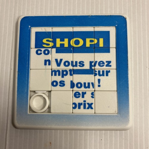 Jouet ancien taquin pous - ,