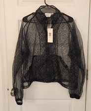 Black Sheer Mesh Lighweight