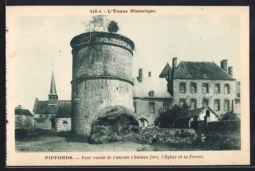 Cpa piffonds tour ronde de - piffonds,,