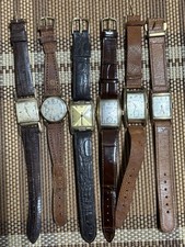 Montres-bracelets anciennes (1920-1950) lot de 6 montres vintage collection c...
