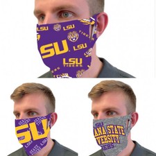 LSU Tigers Purple Fan Mask 3