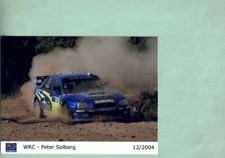 photo de presse / press photo original Subaru Impreza WRC Peter Solberg 12/2004