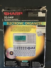 SHARP ZQ 540P JAPAN ORGANISEUR CALCULATRICE VINTAGE ÉLECTRONIQUE 