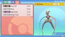 Deoxys SPEED 6IV Niv. 30