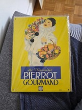Plaque émaillée PIERROT GOURMAND