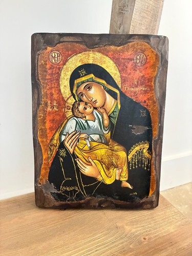 Icône byzantine vierge - icône,