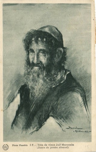 Cpa judaica téte - cpa,