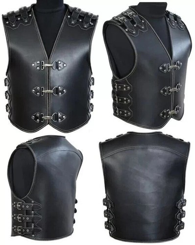 Veste cuir médiévale - cuir,