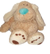 Grande peluche Chien beige