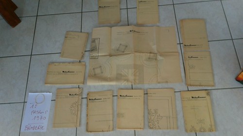 1970 lot patrons couture - 1970,