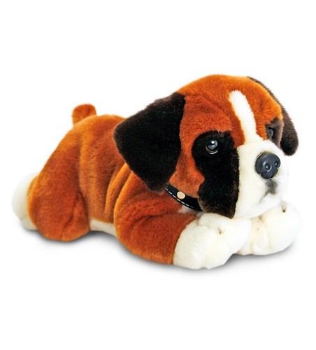 Peluche chien boxer 30cm - chien,