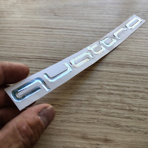 Autocollant résiné logo - résiné, 3d