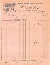 1912 FABRIQUE D ORDRES