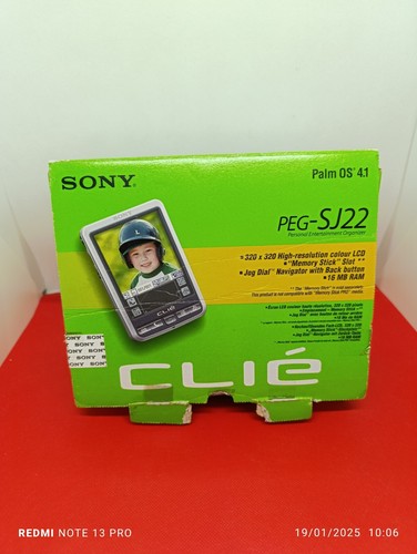Vintage sony clie peg sj22 - sony,