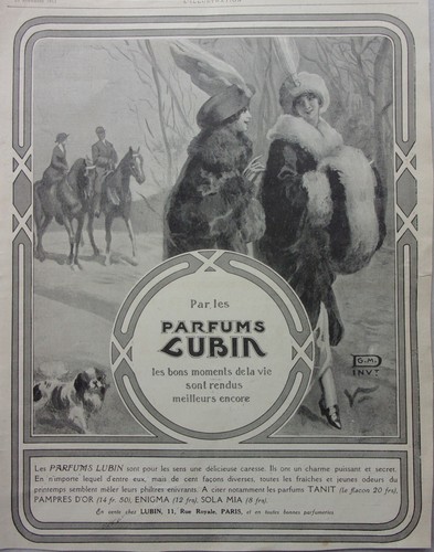 Publicite parfums lubin - publicite,