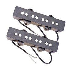 Micro Humbucker Noir 2 Pièces Pour Basse Jazz 4 Cordes