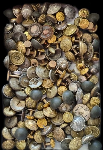 Lot boutons militaires - lot,