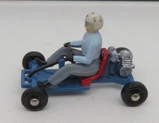 DINKY TOYS MECCANO 1/43 MADE FRANCE 1962 LESKOKART MIDJET KART avec pilote #512