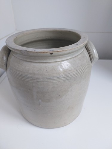 Ancien pot grès - grès, vernissé