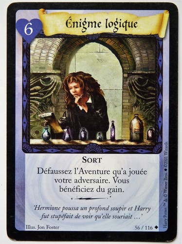 Carte tcg harry potter enigme - harry,