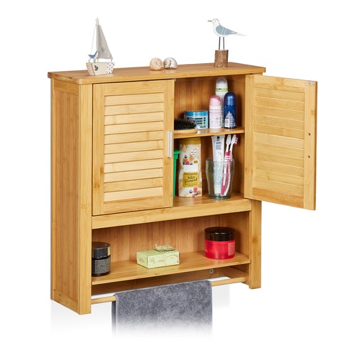 Armoire suspendue bambou