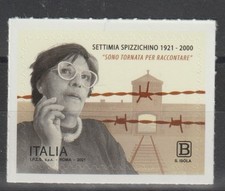 2021 RÉPUBLIQUE ITALIENNE N. 4131 SETTIMIA SPIZZICHINO 1 V. ADHÉSIF MF97305