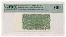CZECHOSLOVAKIA banknote 5