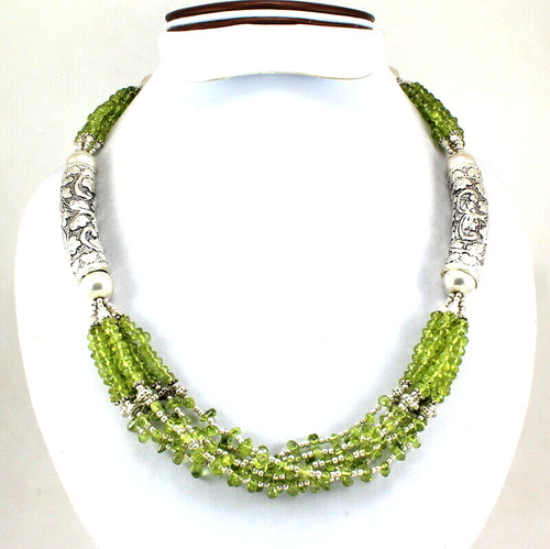 Collier péridot naturel