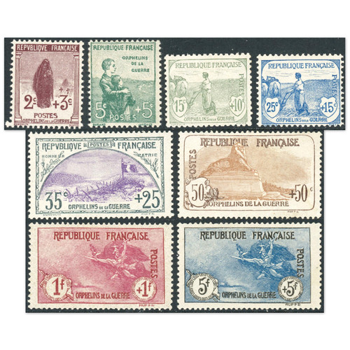 France 148 155 timbres - n°148/155,