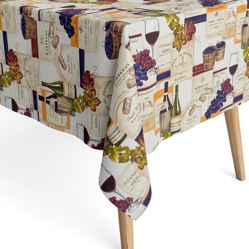 Nappe jacquard coton enduit - en,