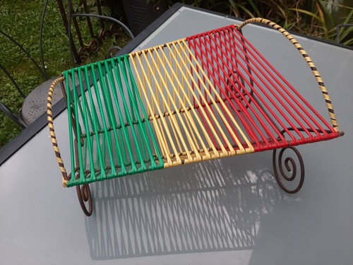 Porte range disques vintage - porte/range,