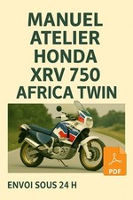Manuel Atelier HONDA XRV 750 AFRICA TWIN 1990-1998 RMT Français - CD PDF