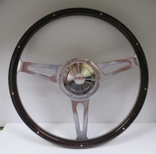 VOLANT BOIS WOODEN STEERING WHEEL MOUNTNEY CLASSIC MG MINI COOPER S VINTAGE 14"