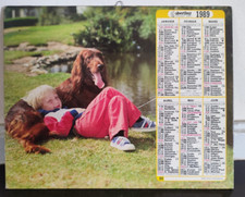 Calendrier almanach Oberthur 1989 GARD (30)