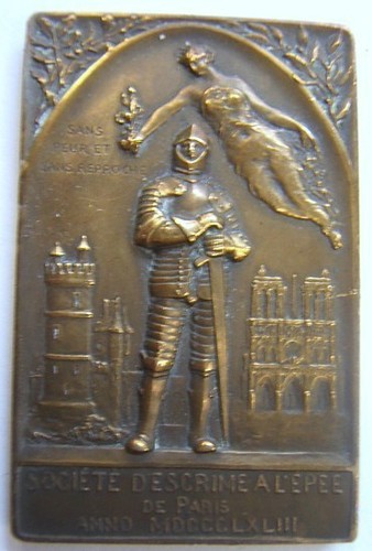 Médaille escrime 1910 - 1910, paris