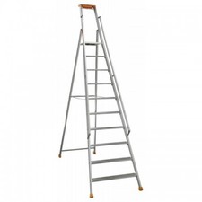 Escabeau "Super Pro" MP 2370 - 10 marches - hauteur 4,20 m TUBESCA