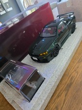 1/18 MotorHelix Nissan Skyline R34 GT-R Nismo Dark Green Diecast CRS M83408