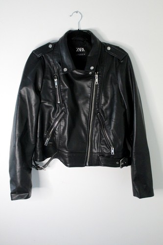 Zara veste moto femme noir